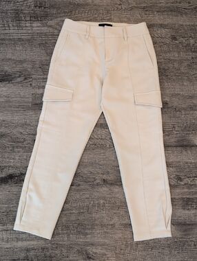 Sanctuary Cream Cargo Ankle Dress Pants Size 24
